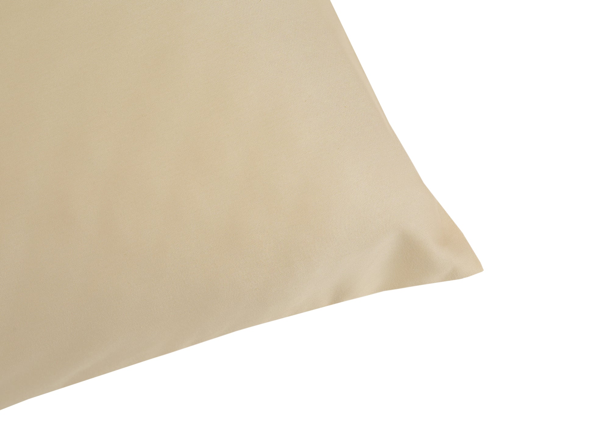 Beige pillowcase pair with elegant design