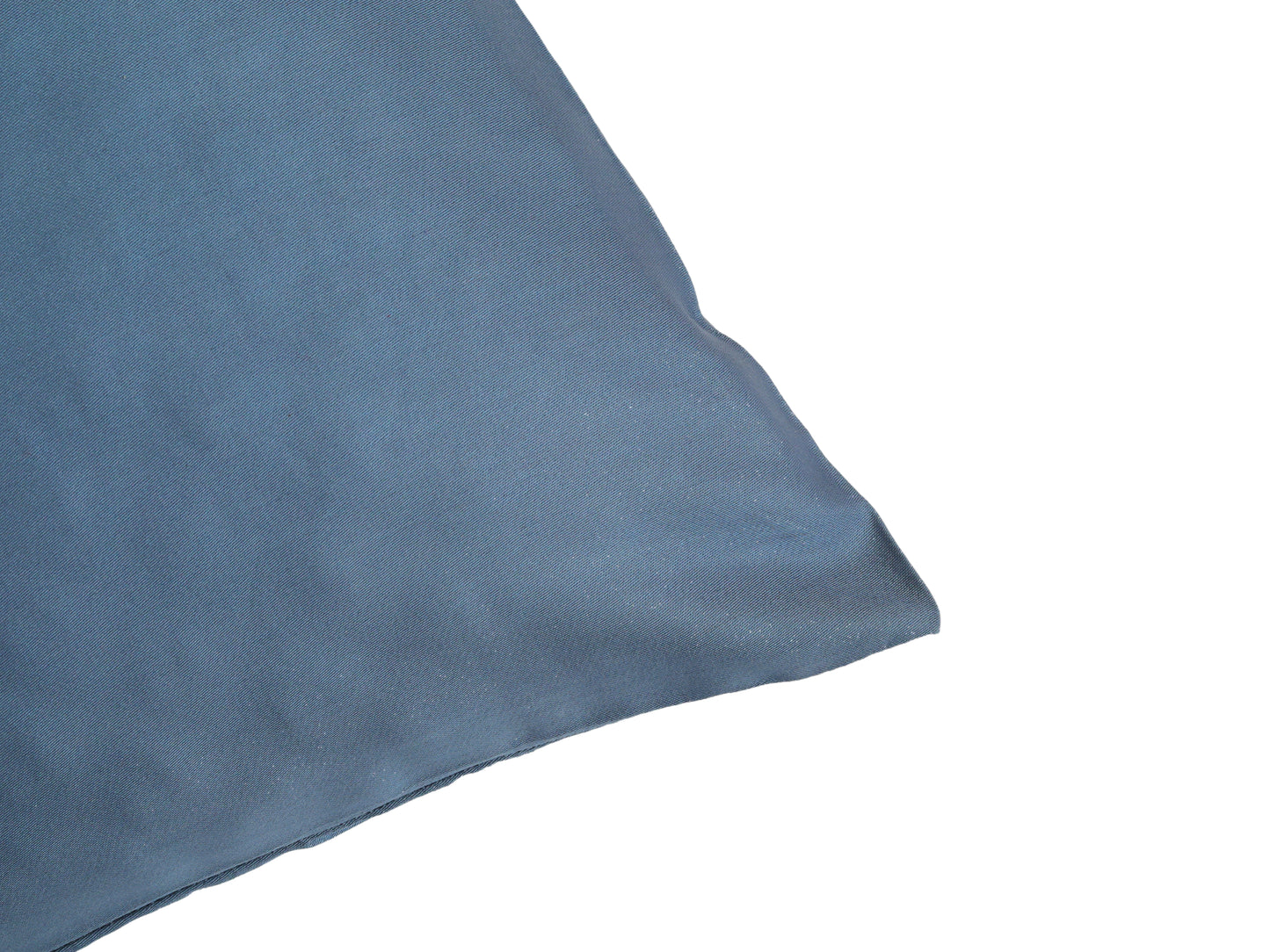 Blue pillowcase pair in cotton fabric