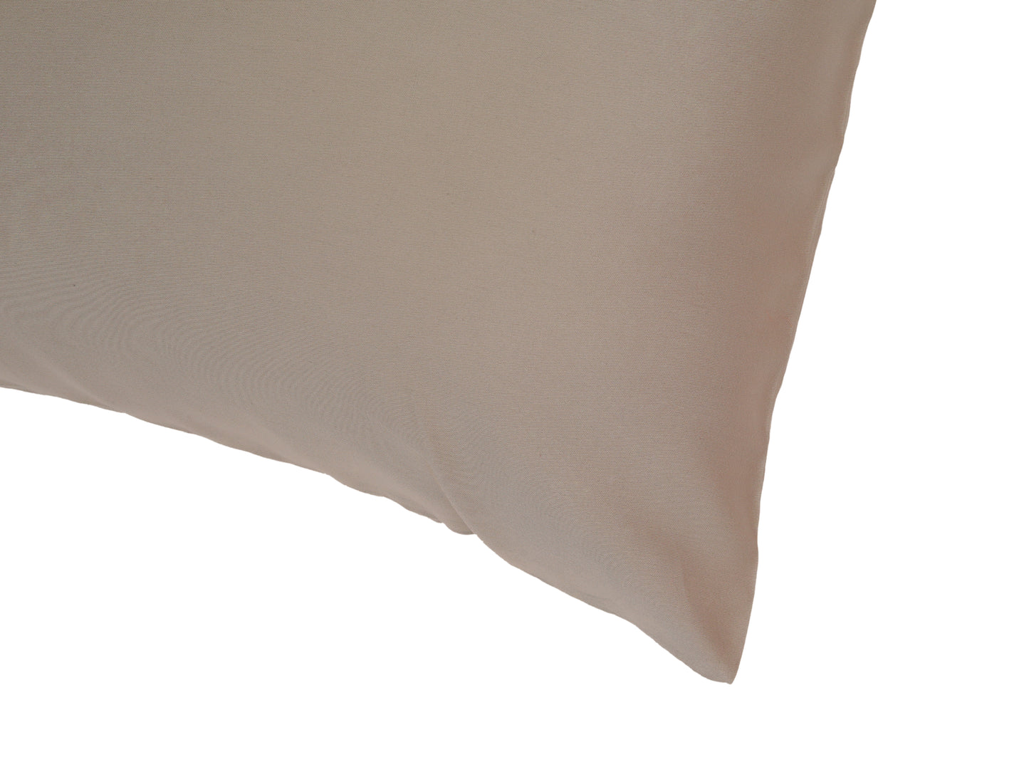 Brown pillowcase pair with smooth texture