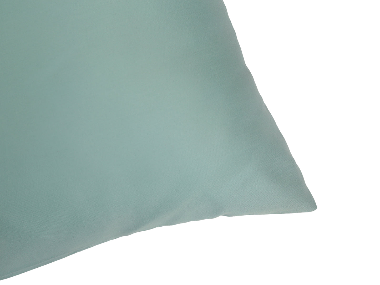 Turquoise pillowcase pair in soft cotton fabric
